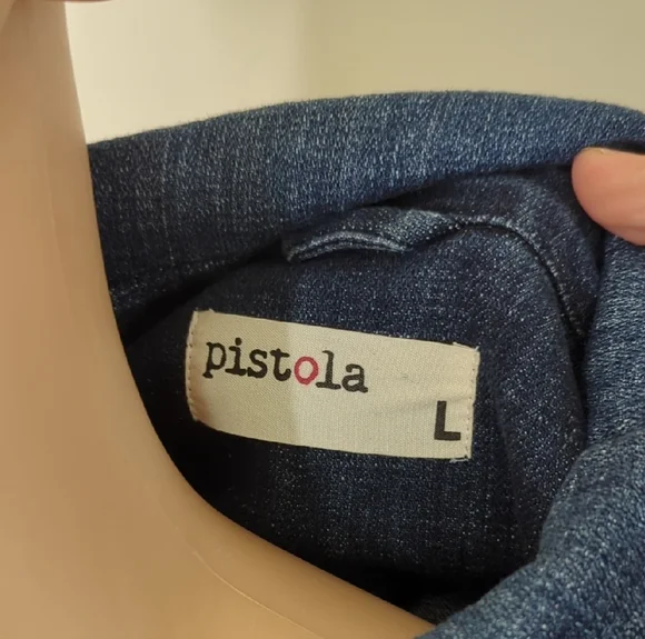 Pistola Classic Denim Jacket with Button Details - Picture 2 of 8
